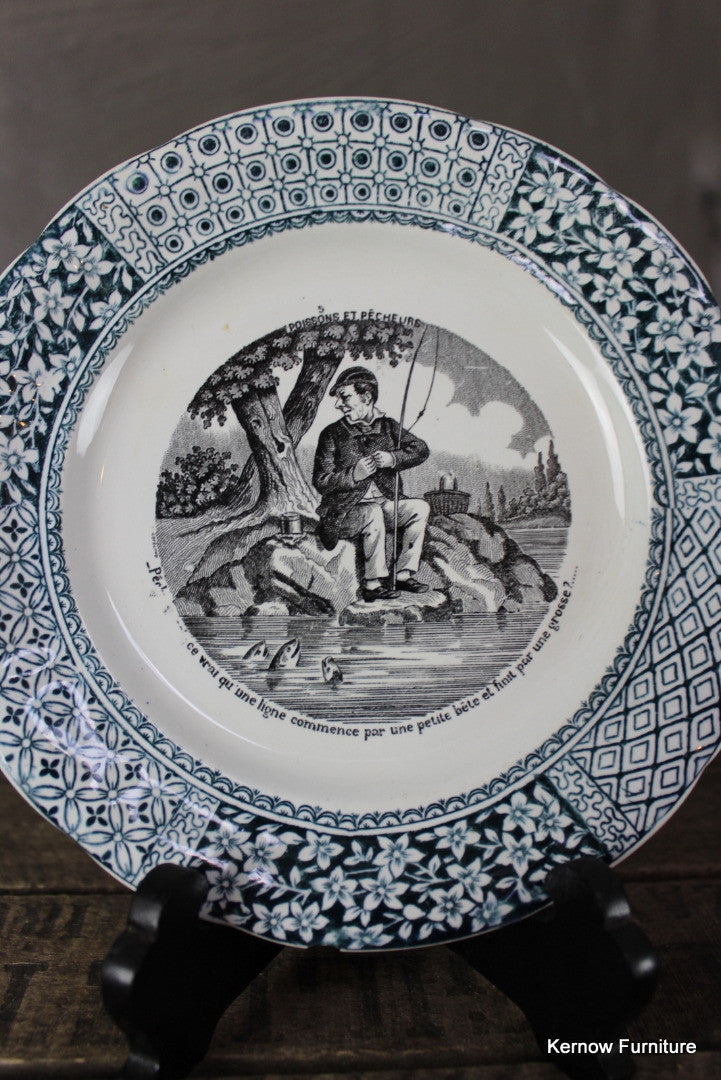 French Decorative Plate - Kernow Furniture