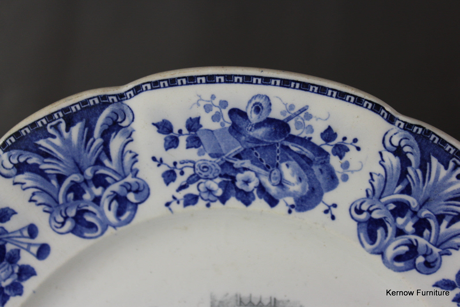 French Transferware Plate - Kernow Furniture