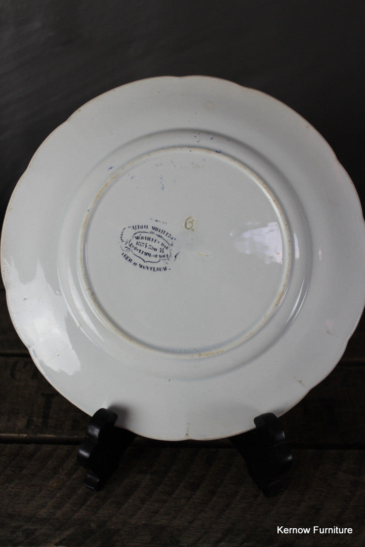 French Transferware Plate - Kernow Furniture