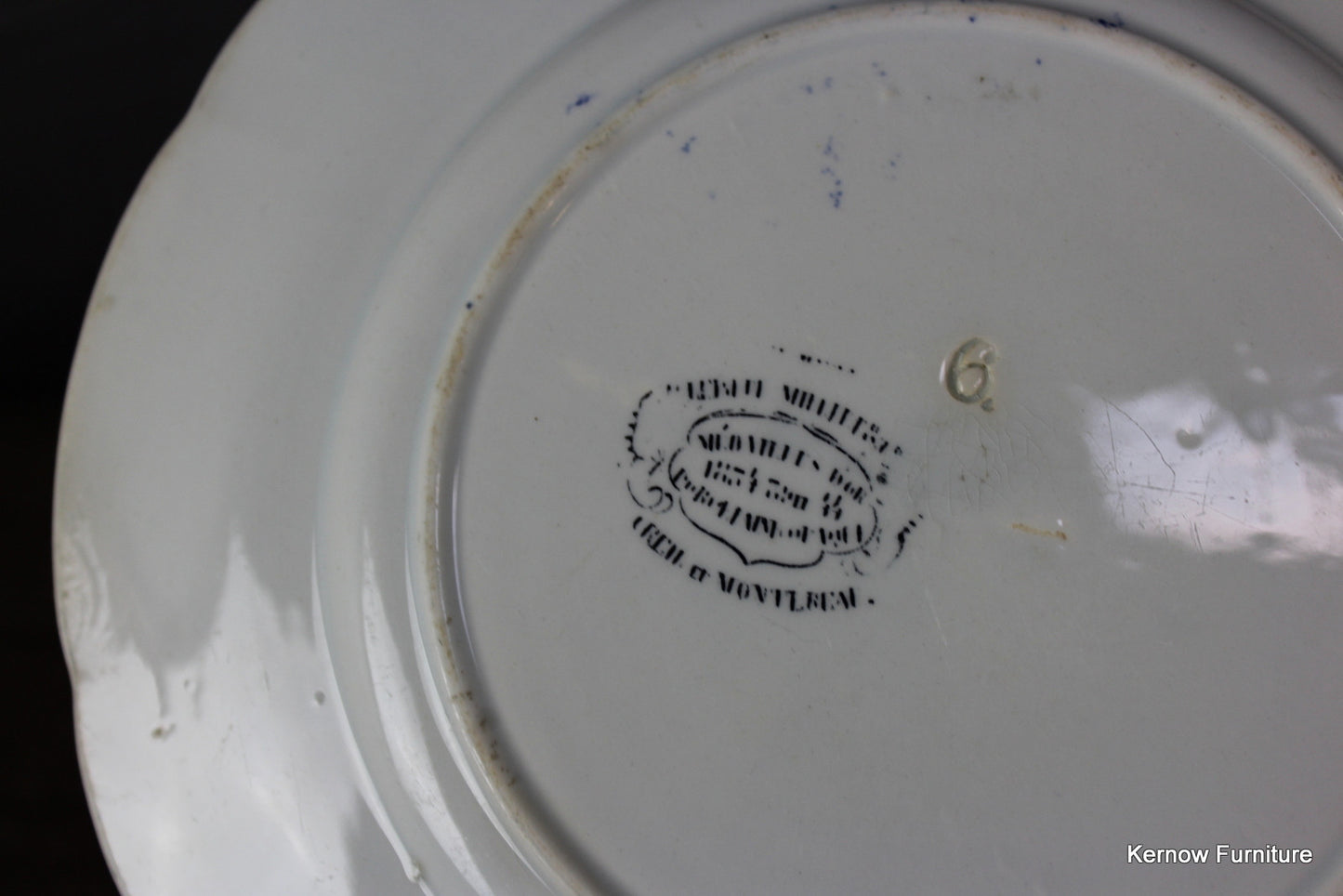 French Transferware Plate - Kernow Furniture