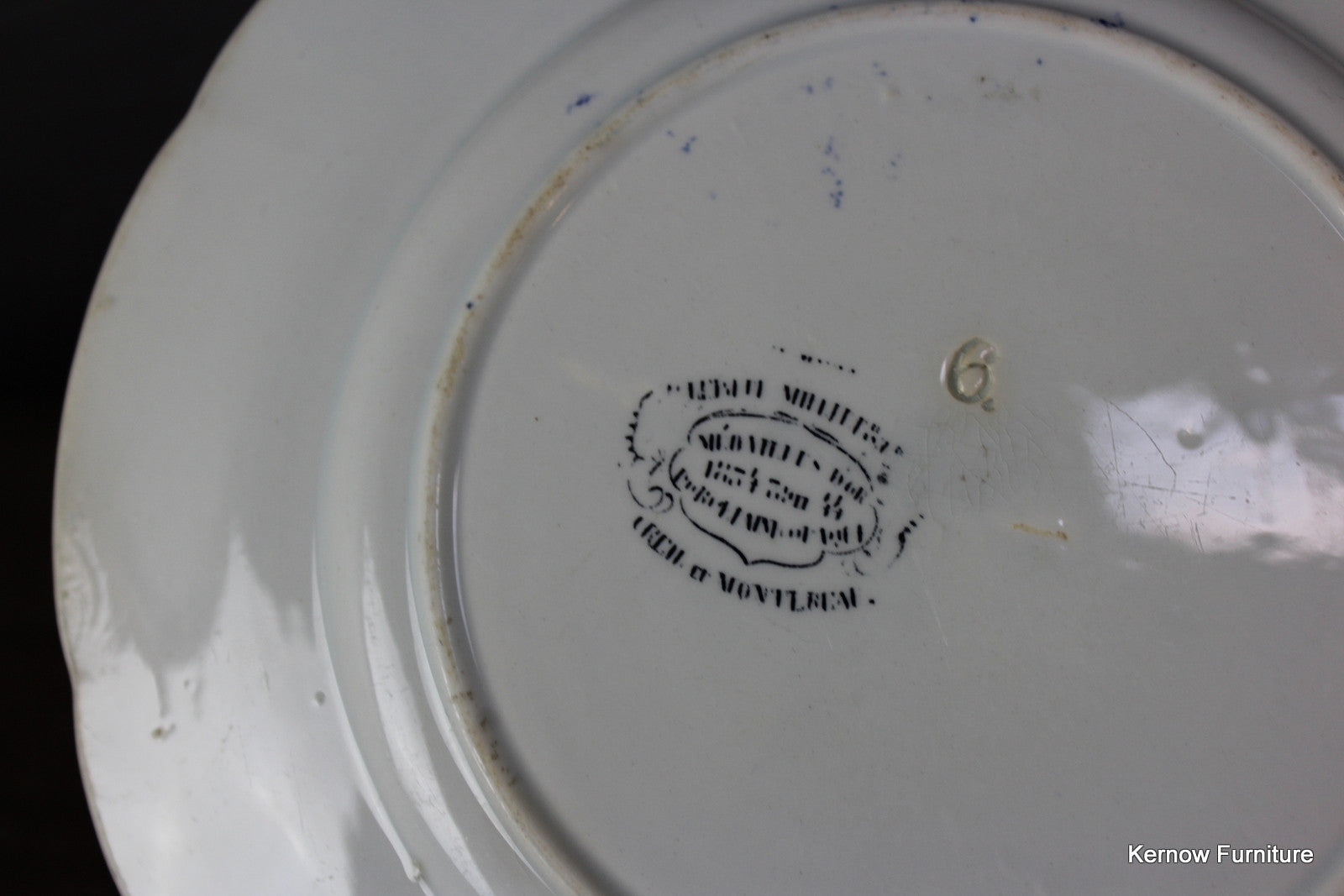 French Transferware Plate - Kernow Furniture