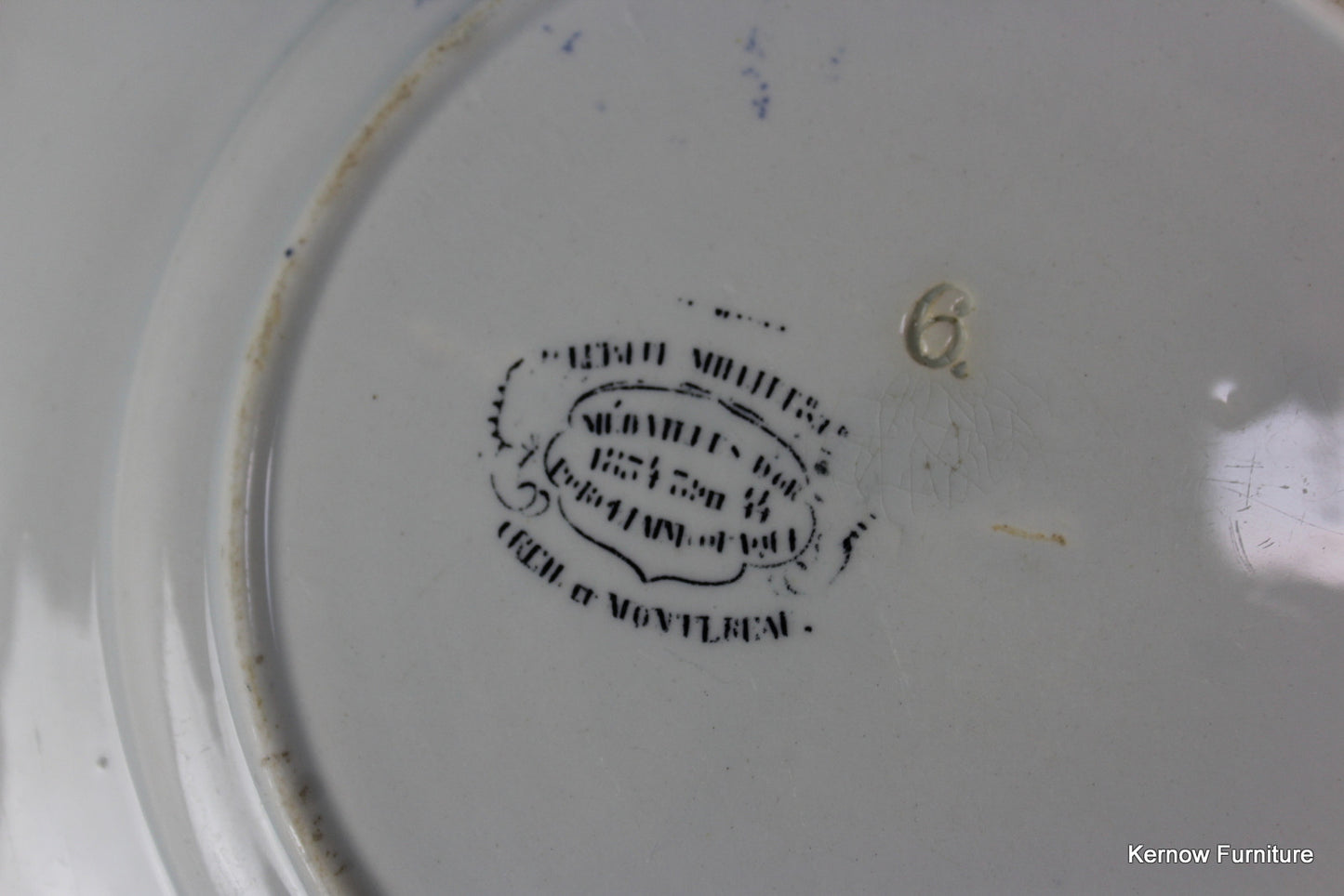 French Transferware Plate - Kernow Furniture