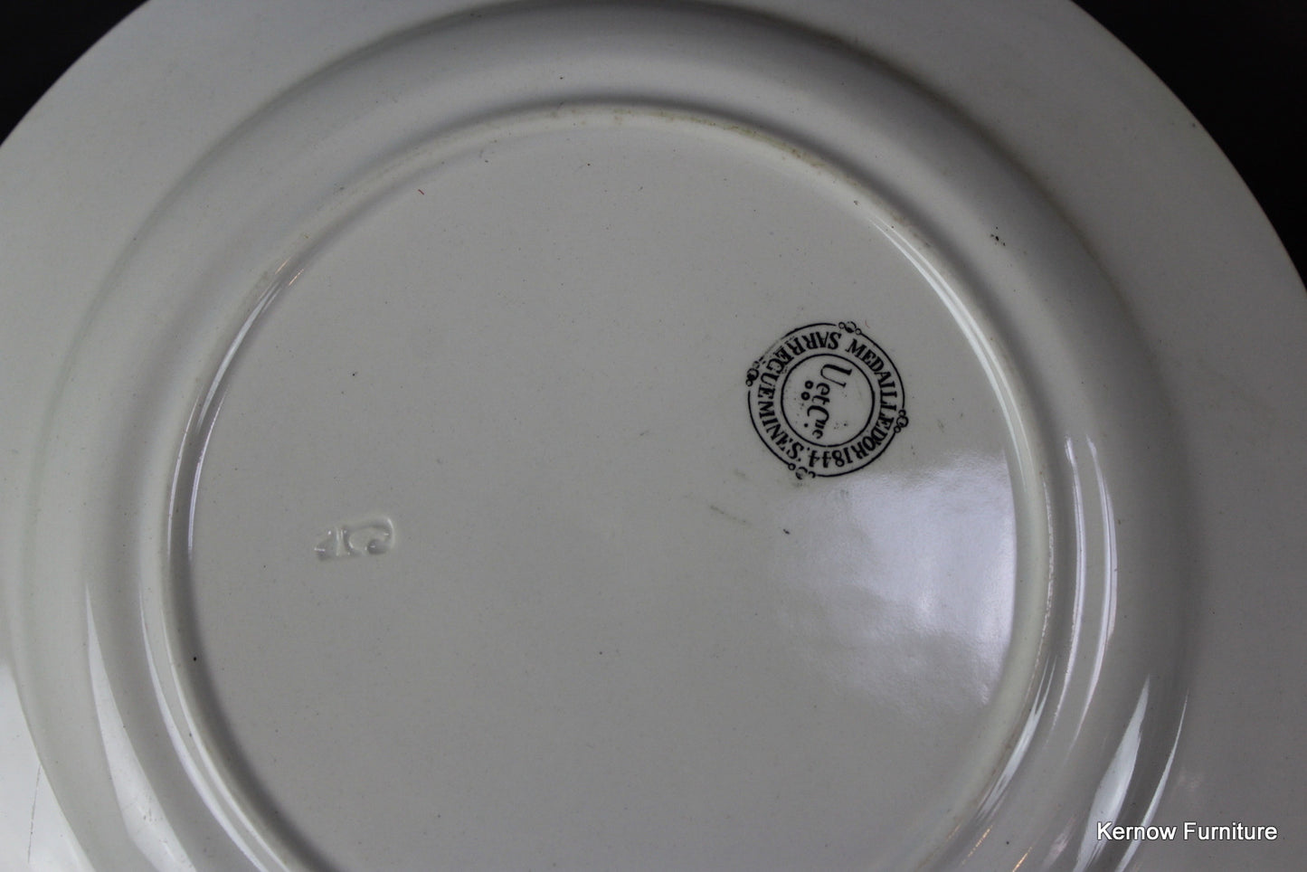 French Transferware Plate - Kernow Furniture