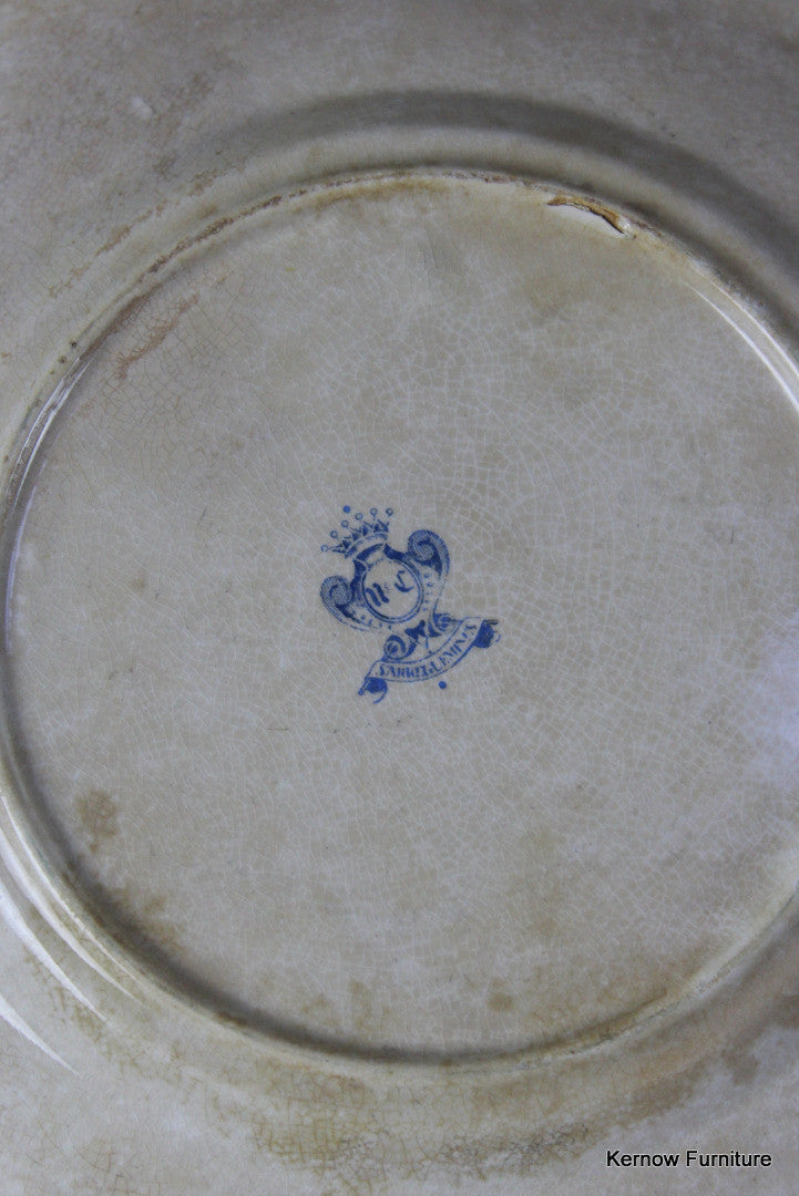 French Transferware Plate - Kernow Furniture