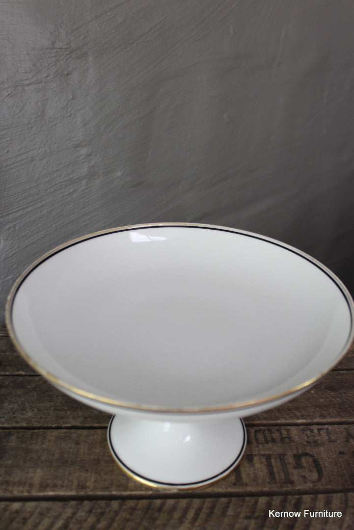 White Porcelain Compote - Kernow Furniture