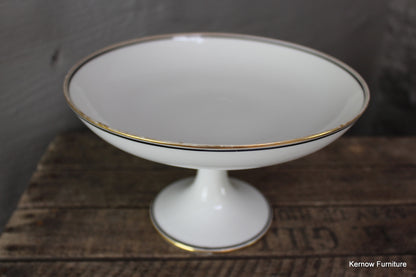 White Porcelain Compote - Kernow Furniture