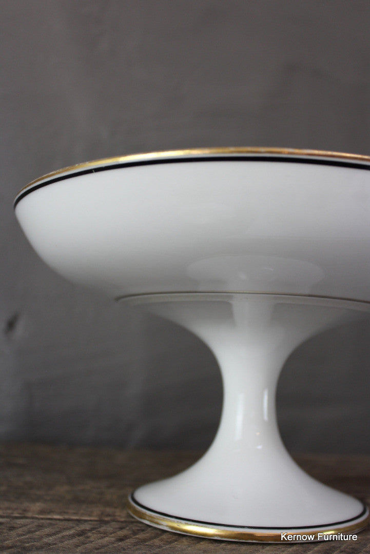 White Porcelain Compote - Kernow Furniture