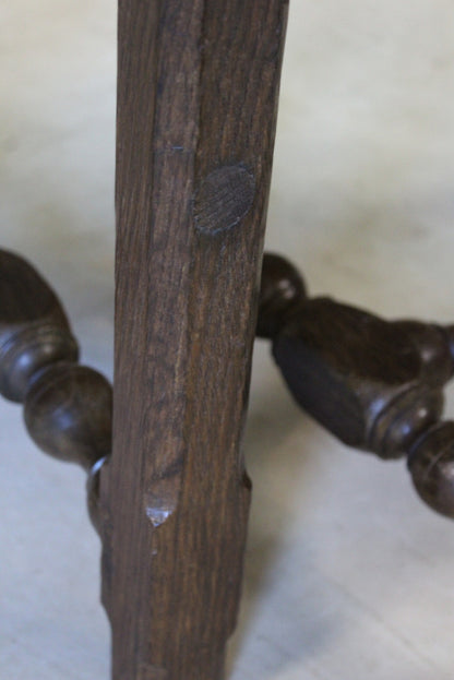 Pair 17th Century Style Dining Chairs - Kernow Furniture