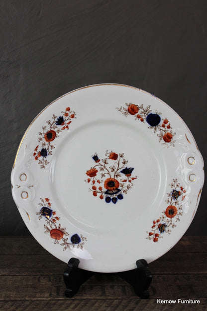 Victorian Floral Plate - Kernow Furniture