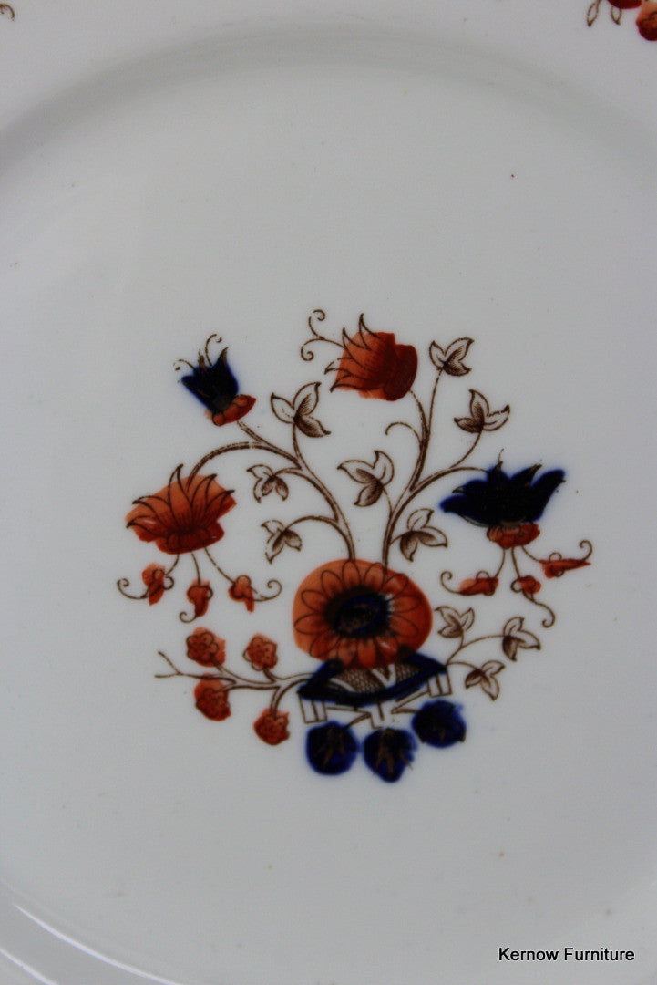 Victorian Floral Plate - Kernow Furniture