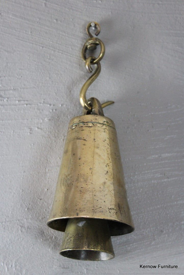 Brass Cow Bell - Kernow Furniture