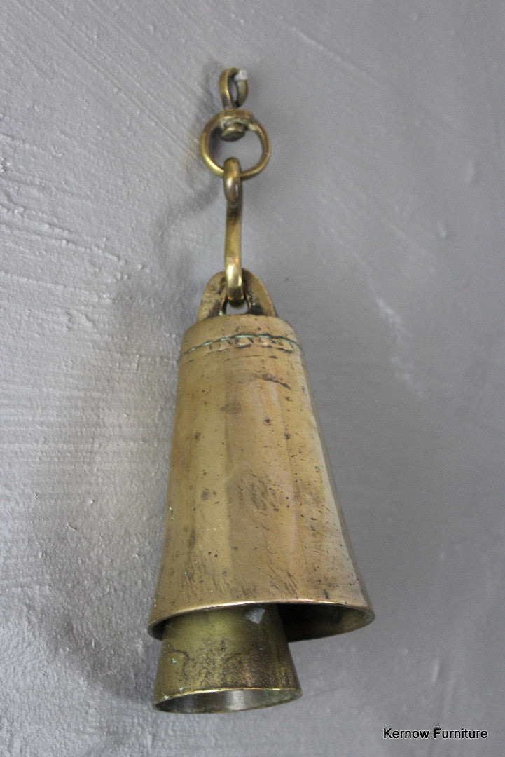 Brass Cow Bell - Kernow Furniture