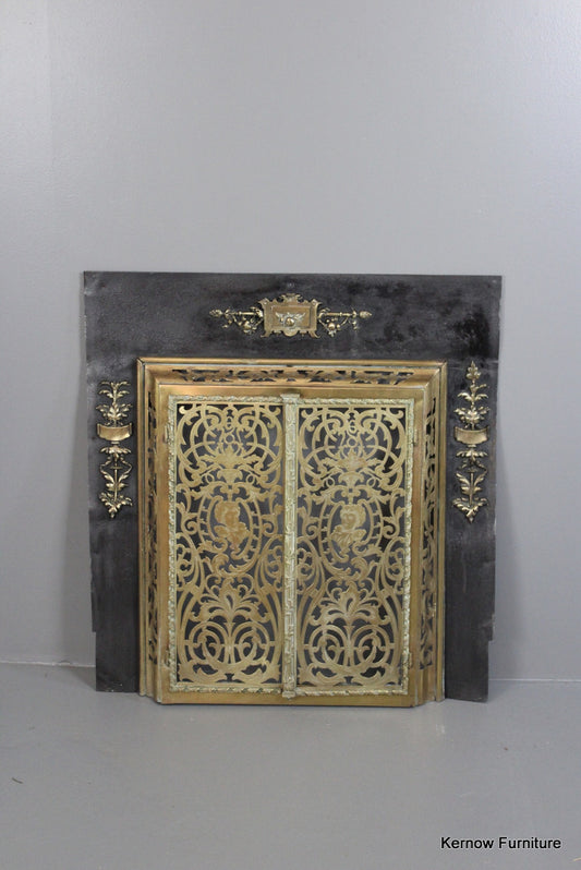 French Brass Fire Surround - Kernow Furniture