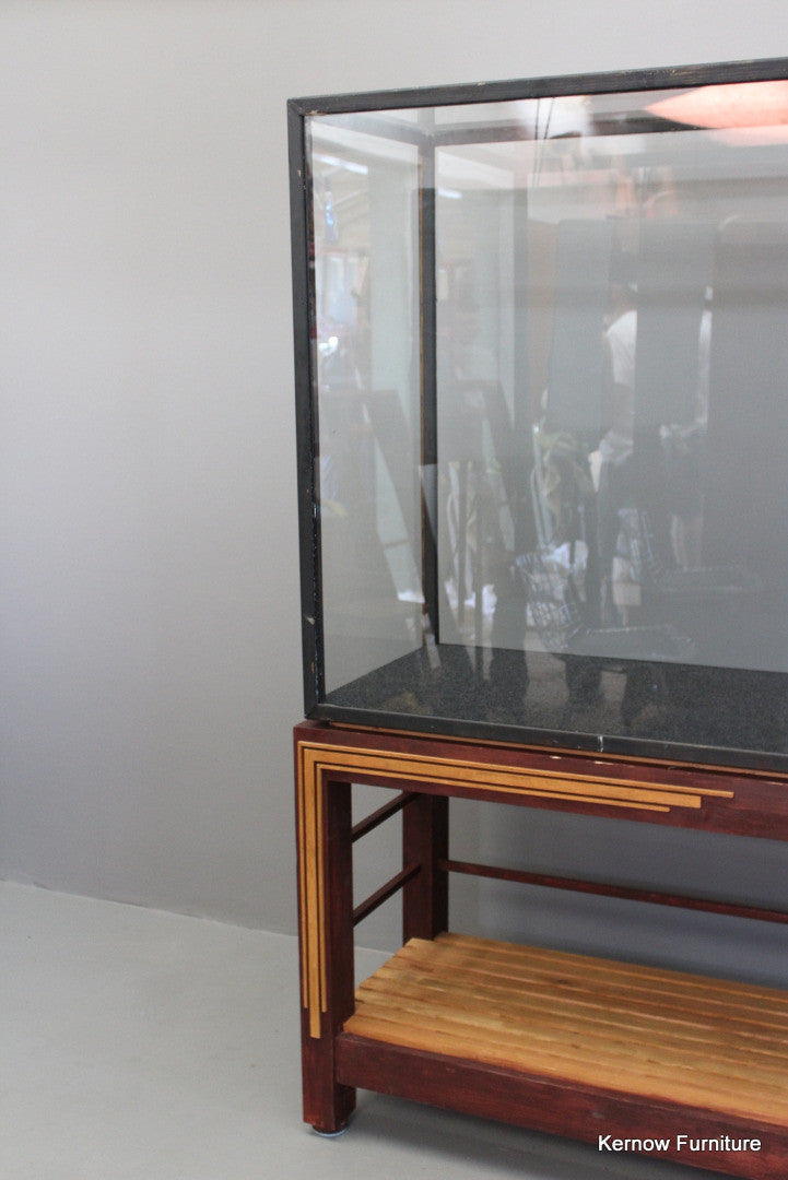 Huge Glazed Display Cabinet - Kernow Furniture