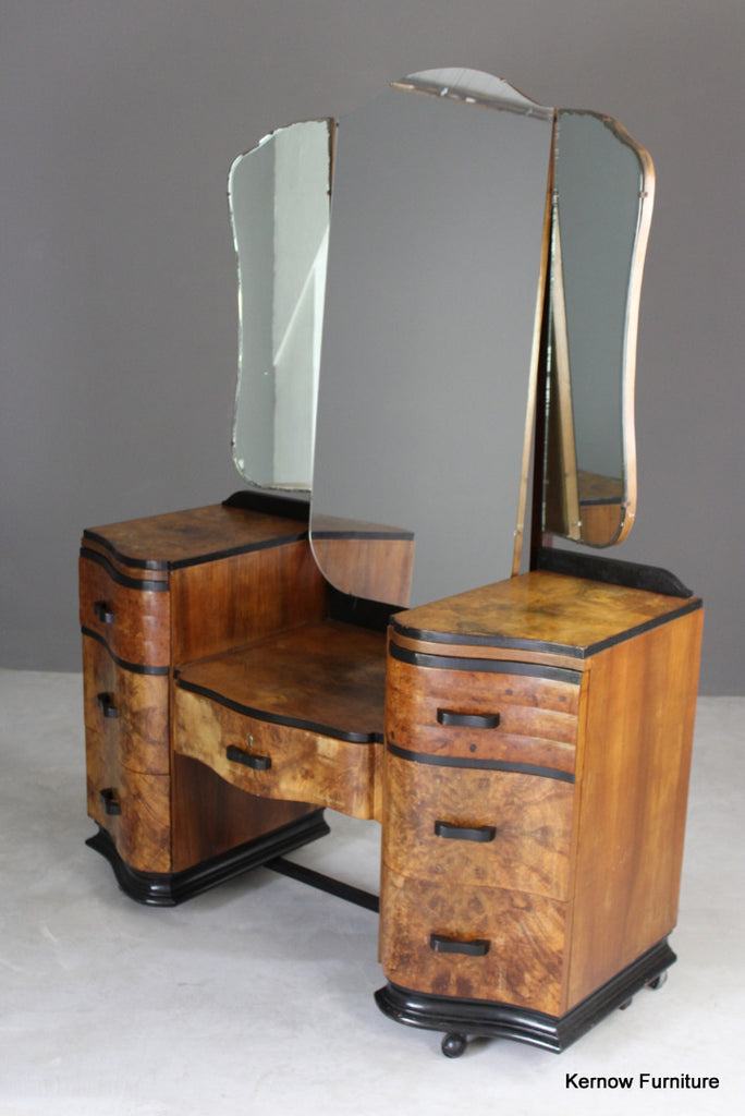 Art Deco Dressing Table - Kernow Furniture