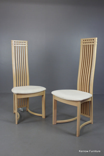 Pair Danish Marmohuset Dining Chairs - Kernow Furniture