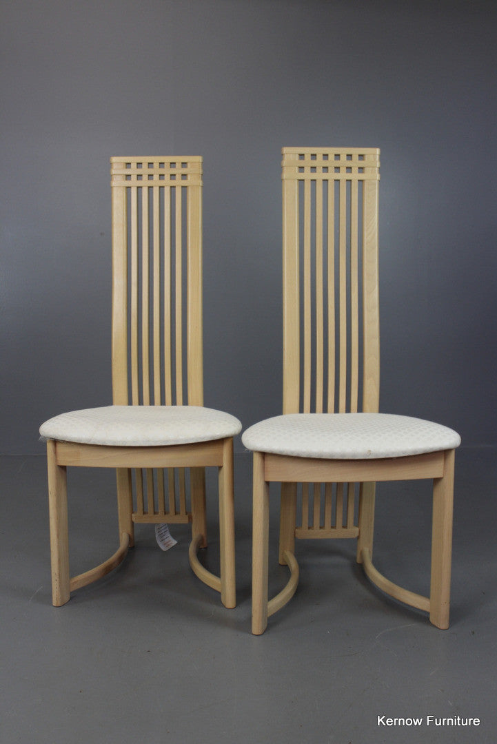 Pair Danish Marmohuset Dining Chairs - Kernow Furniture