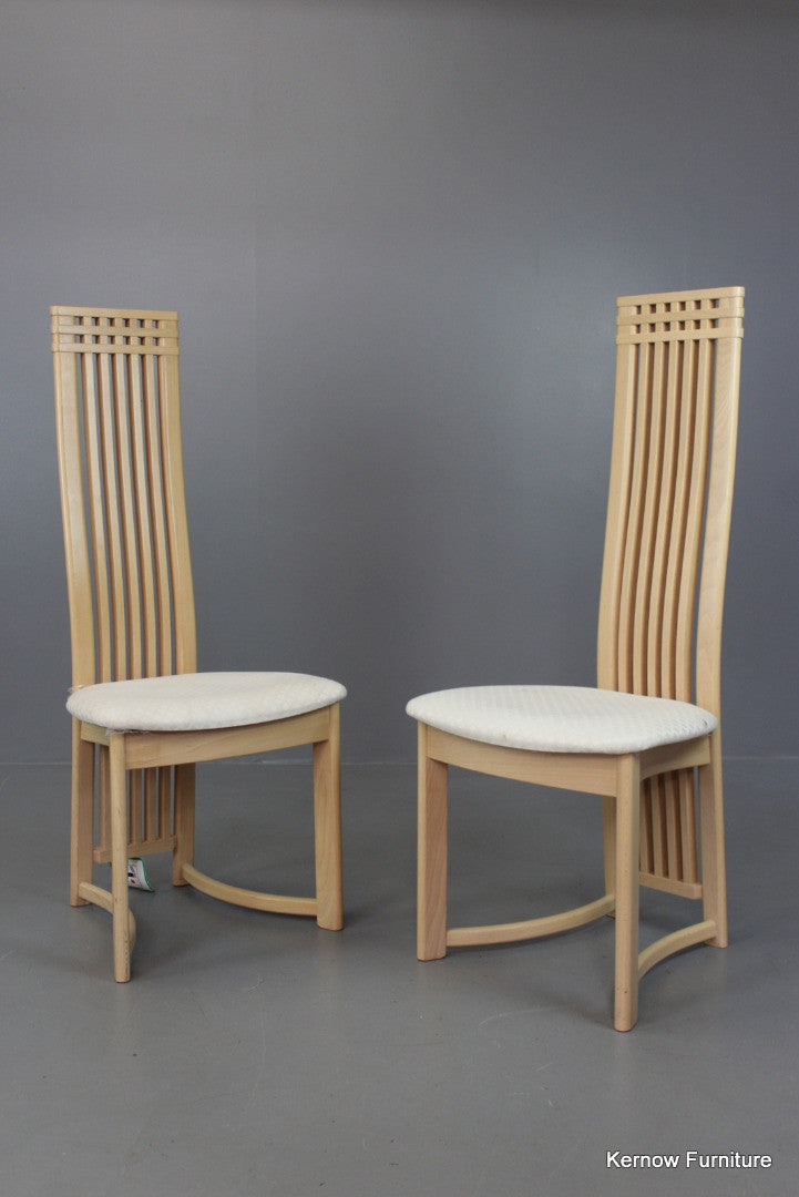 Pair Danish Marmohuset Dining Chairs - Kernow Furniture