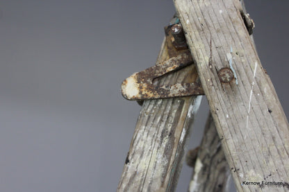 Large Wooden Ladder - Kernow Furniture