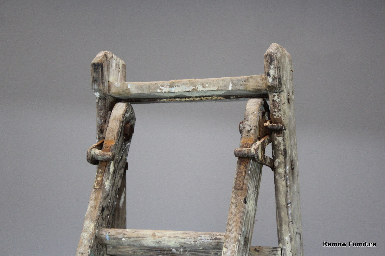 Large Wooden Ladder - Kernow Furniture