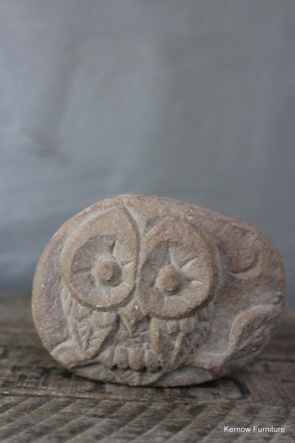 Carved Owl Paper Weight - Kernow Furniture