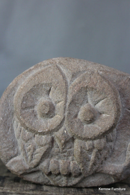 Carved Owl Paper Weight - Kernow Furniture