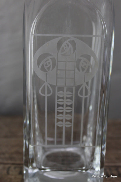 Etched Glass Decanter - Kernow Furniture