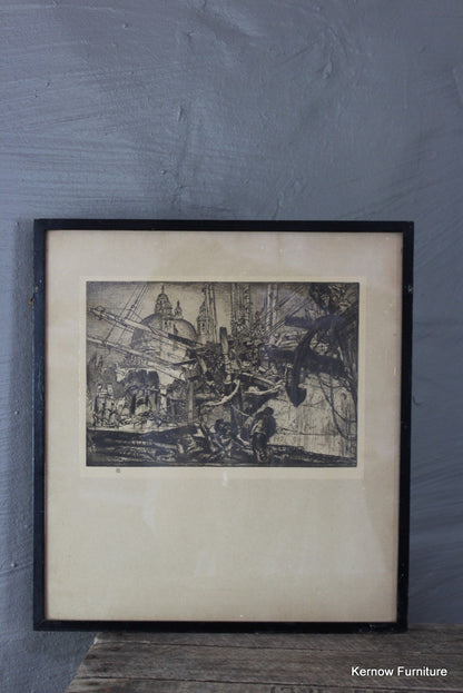 Frank Brangwyn Framed Print - Kernow Furniture