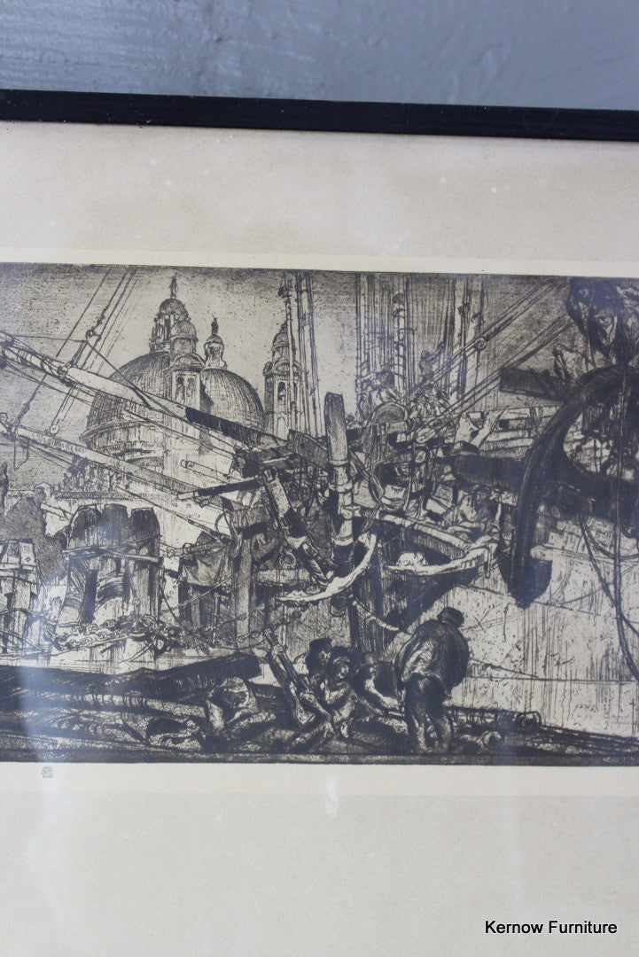 Frank Brangwyn Framed Print - Kernow Furniture