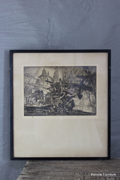 Frank Brangwyn Framed Print - Kernow Furniture