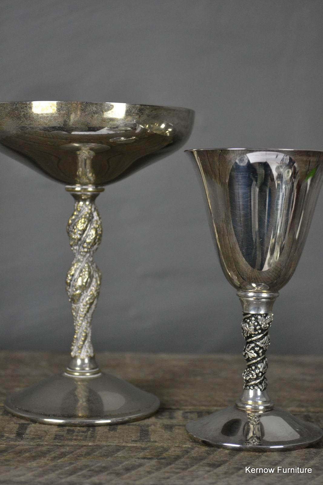 Falstaff Silver Plated Goblets - Kernow Furniture