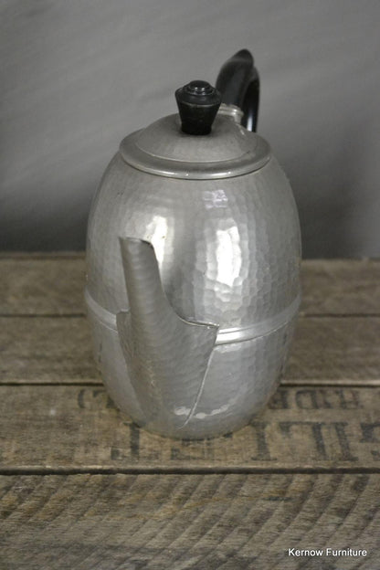 Hammered Pewter Tea Pot - Kernow Furniture