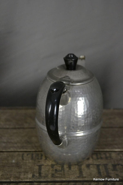 Hammered Pewter Tea Pot - Kernow Furniture