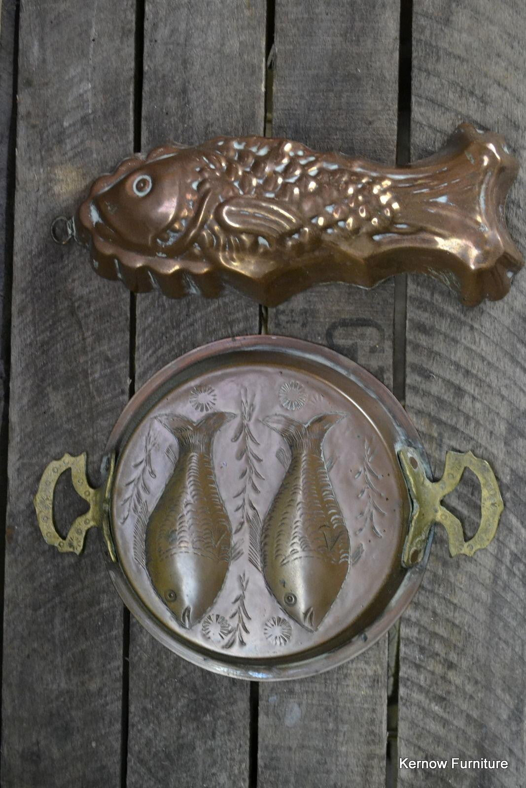 Copper Fish Moulds - Kernow Furniture