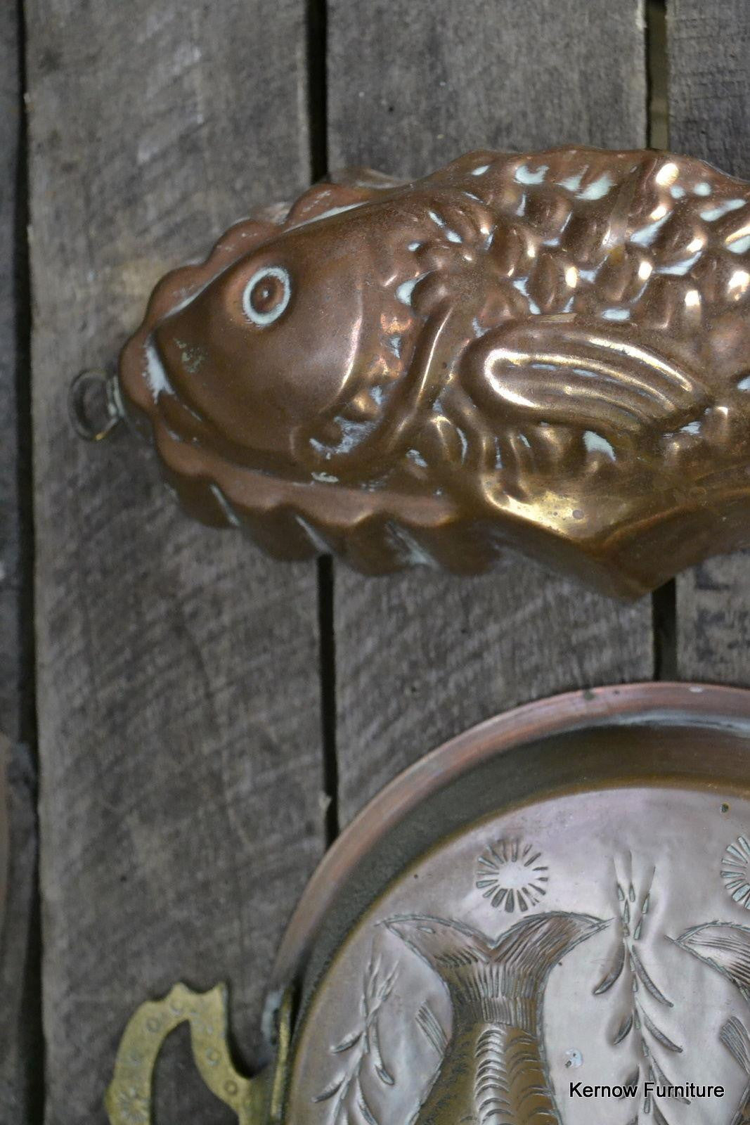 Copper Fish Moulds - Kernow Furniture