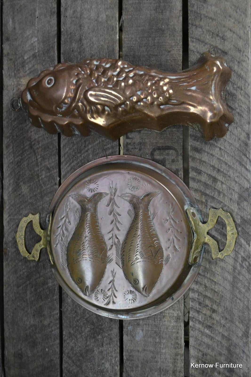 Copper Fish Moulds - Kernow Furniture