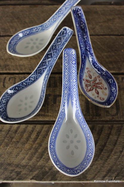 4 Chinese Spoons - Kernow Furniture