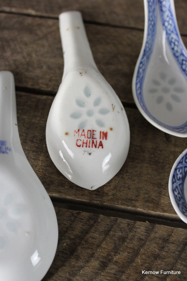 4 Chinese Spoons - Kernow Furniture