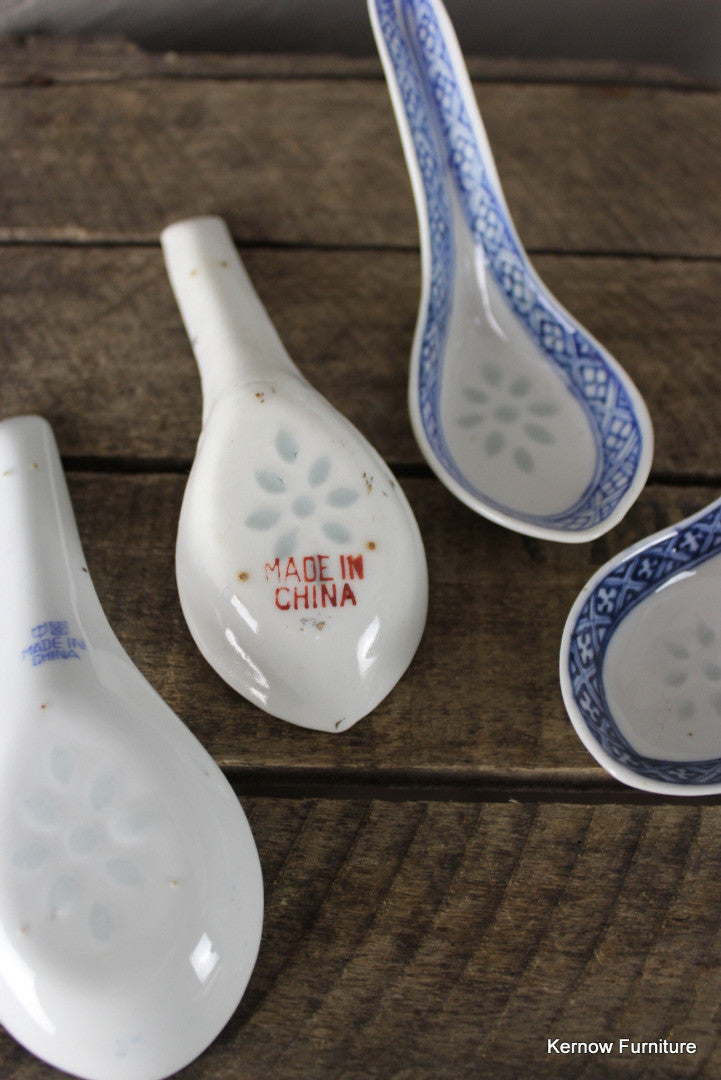 4 Chinese Spoons - Kernow Furniture