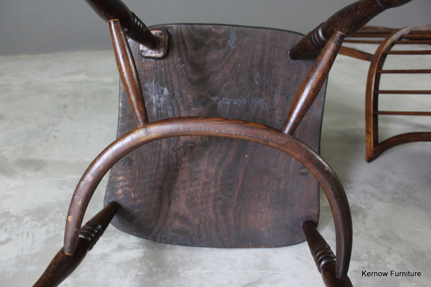 Pair Elm Windsor Chairs - Kernow Furniture