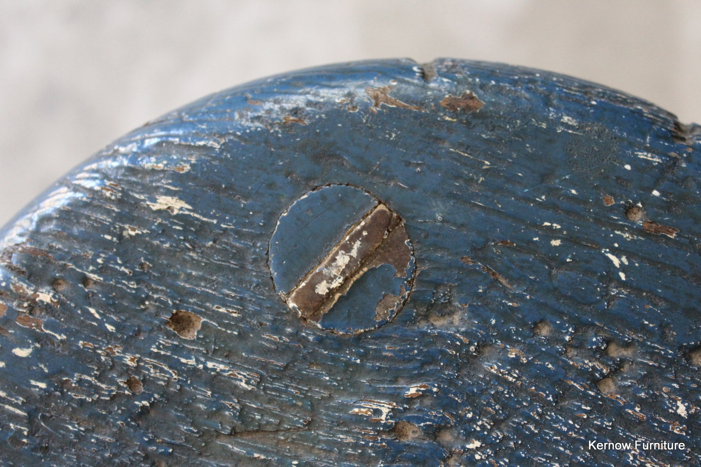 Antique Elm Stool - Kernow Furniture