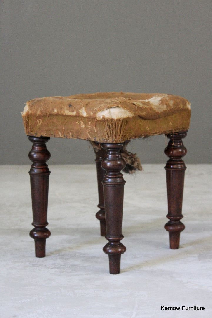 Victorian Mahogany Piano Stool - Kernow Furniture