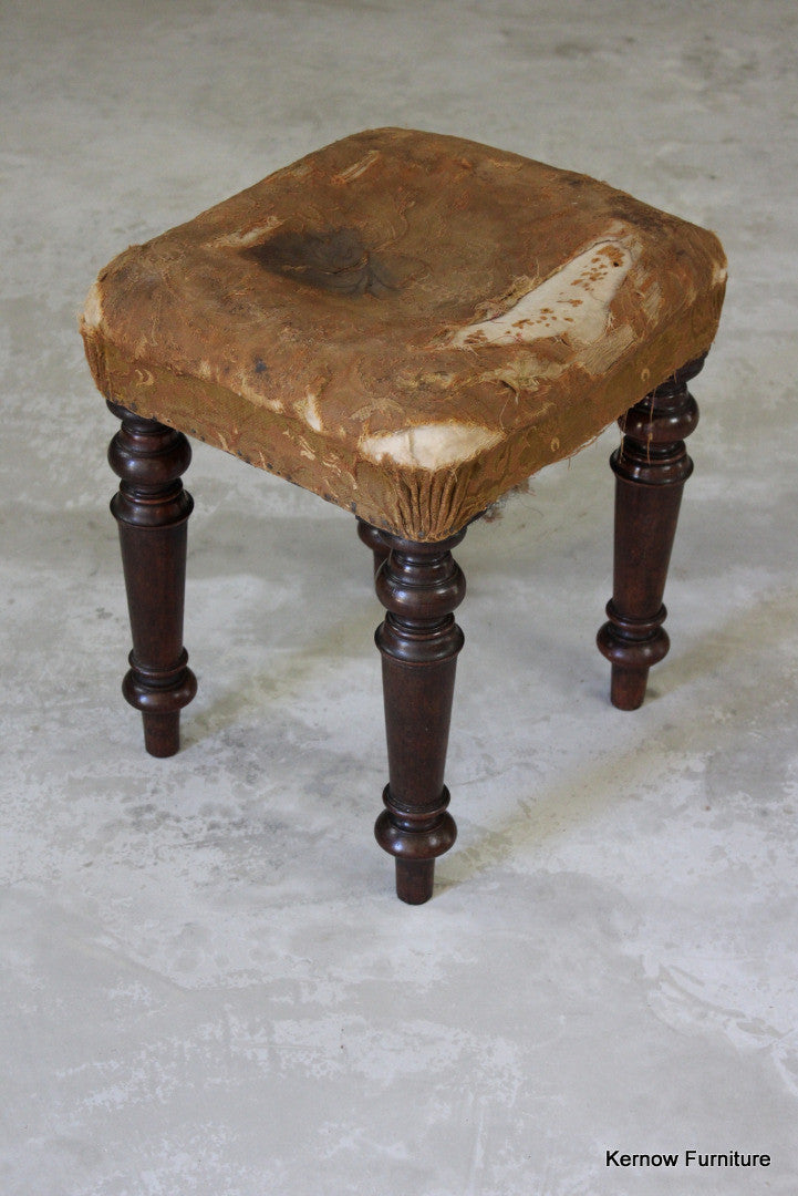 Victorian Mahogany Piano Stool - Kernow Furniture