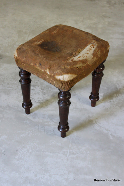 Victorian Mahogany Piano Stool - Kernow Furniture