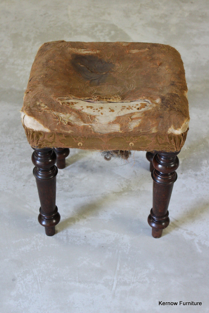 Victorian Mahogany Piano Stool - Kernow Furniture