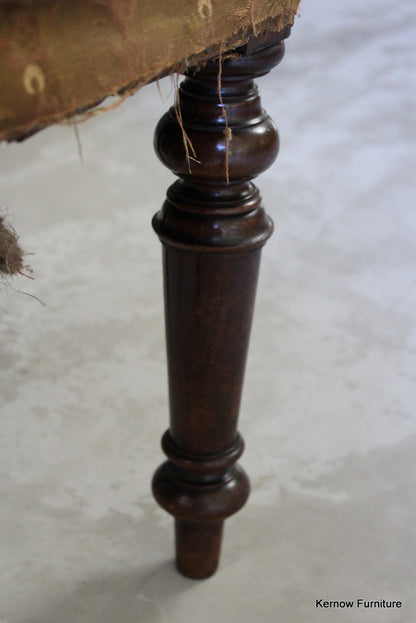 Victorian Mahogany Piano Stool - Kernow Furniture