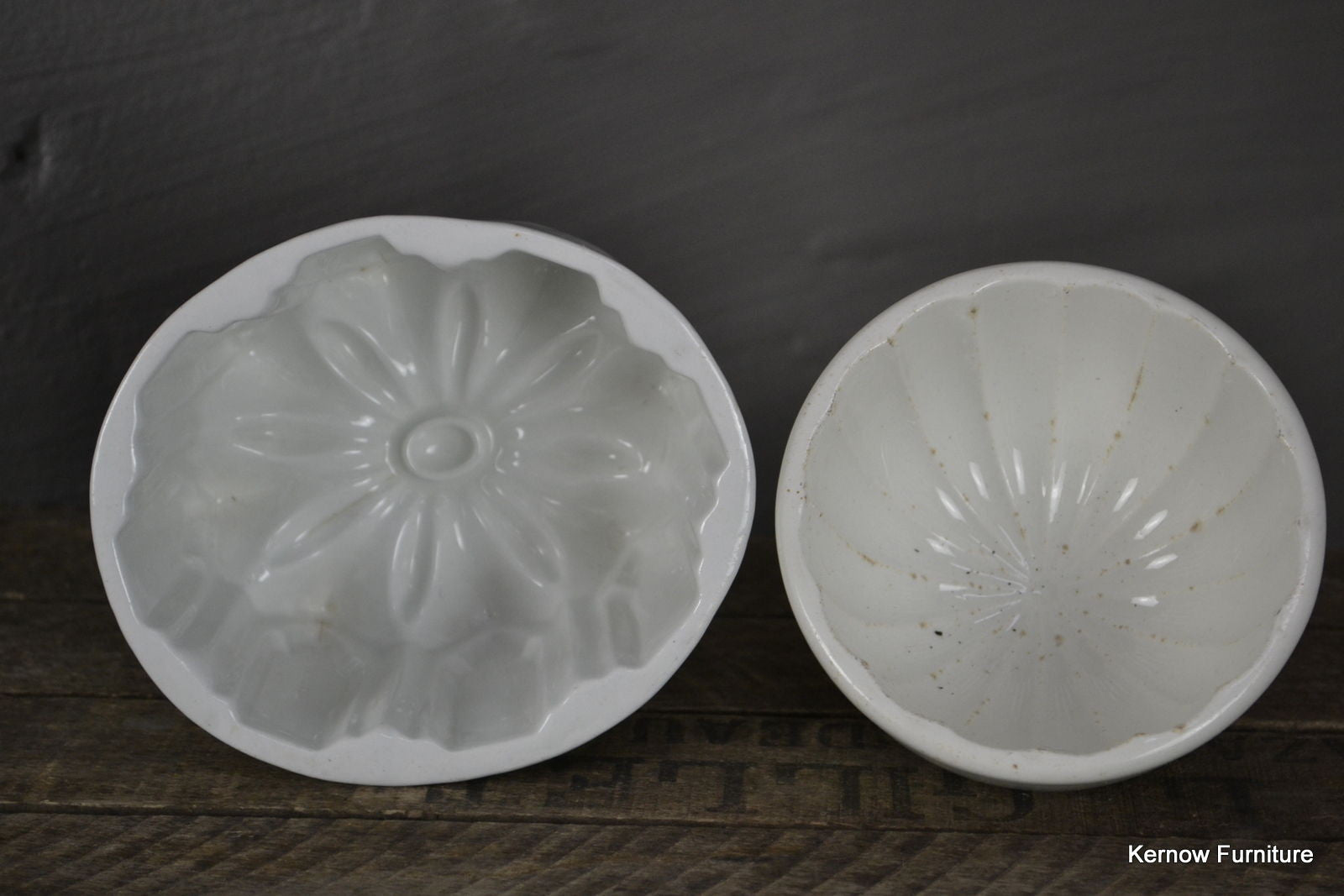 Pair Vintage Jelly Moulds - Kernow Furniture