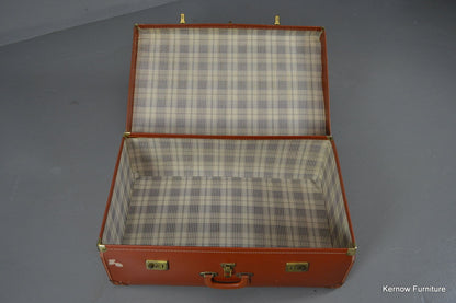 Vintage Brown Suitcase - Kernow Furniture