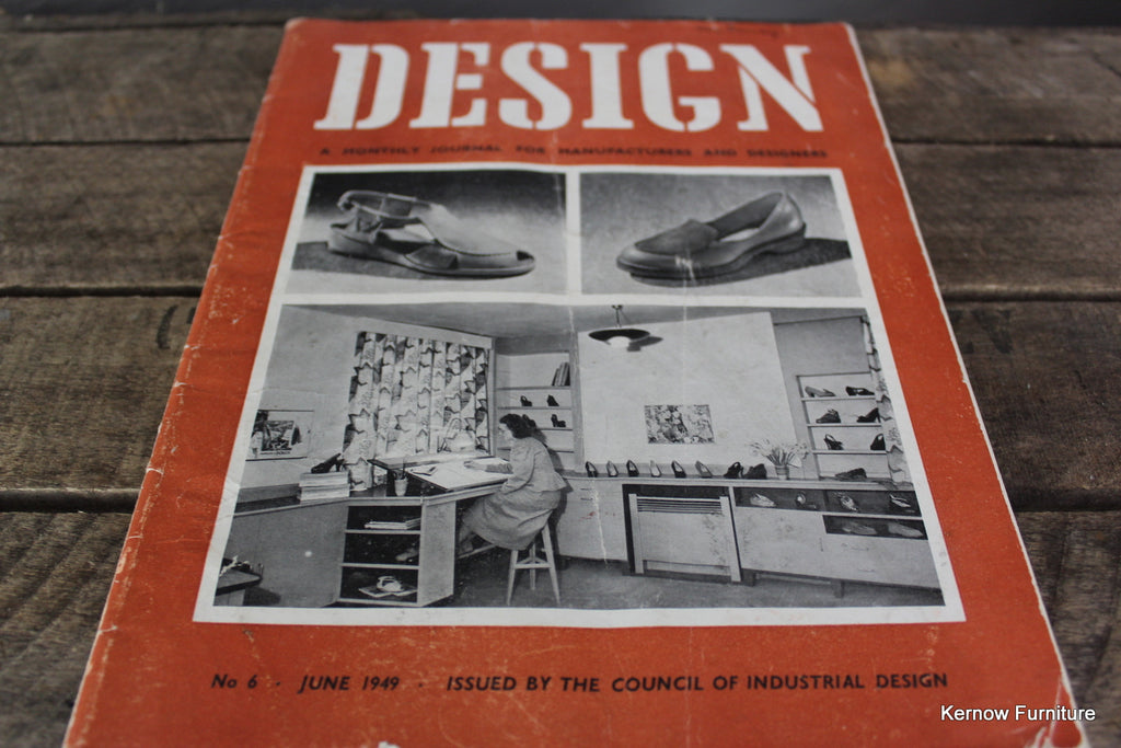 Design Magazine No 6 1949 - Kernow Furniture
