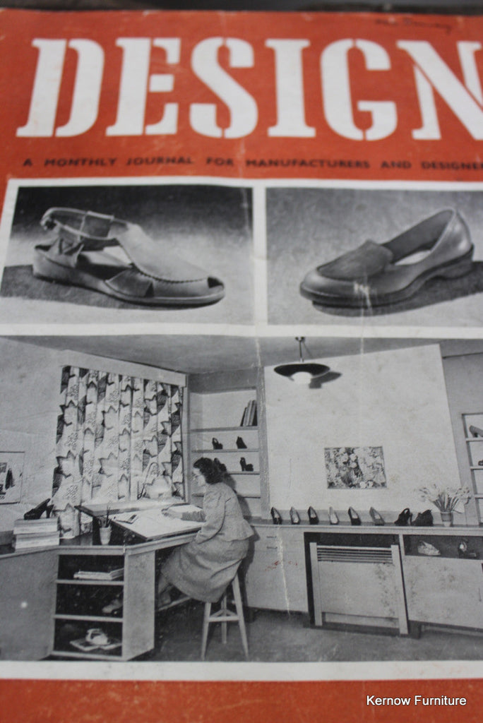 Design Magazine No 6 1949 - Kernow Furniture